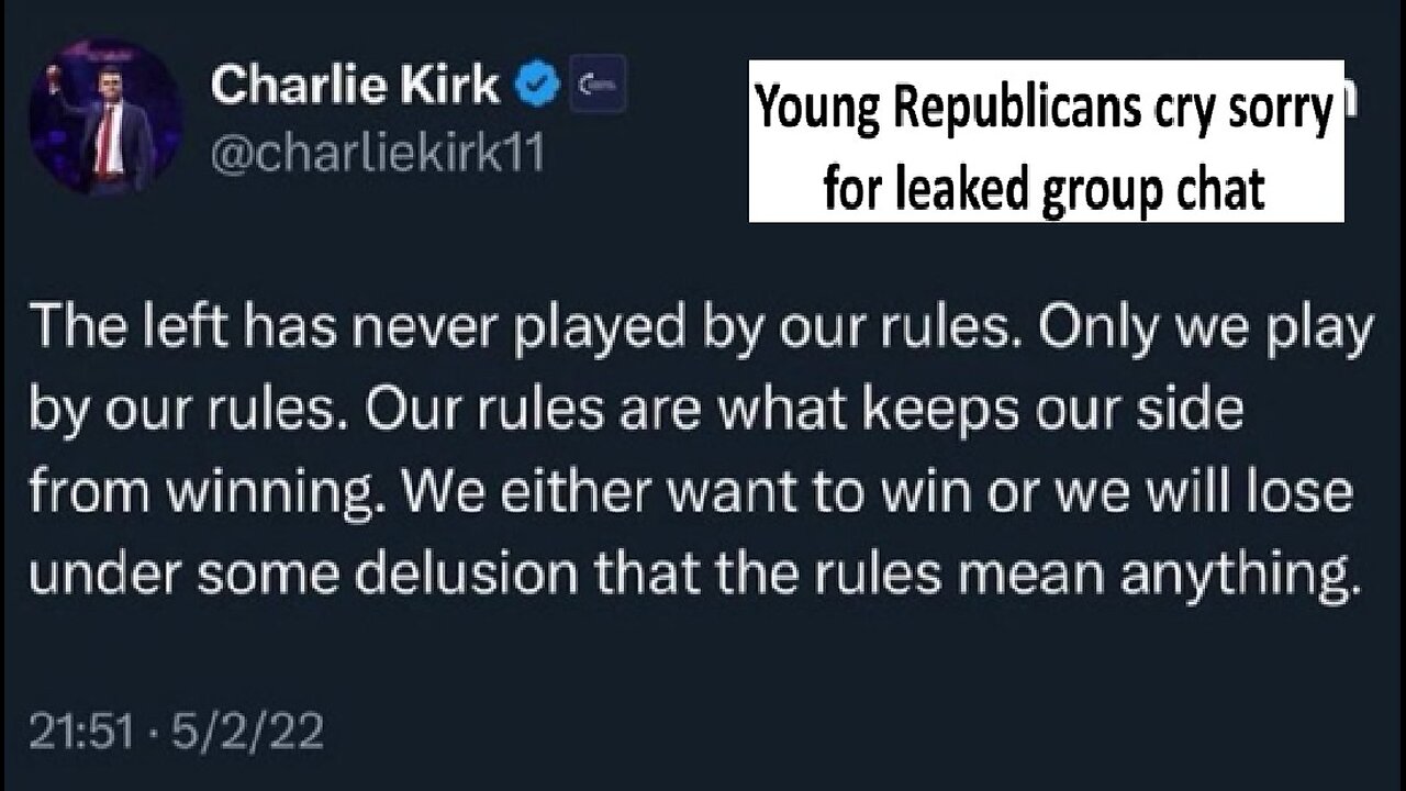 Young Republicans cry sorry for leaked group chat
