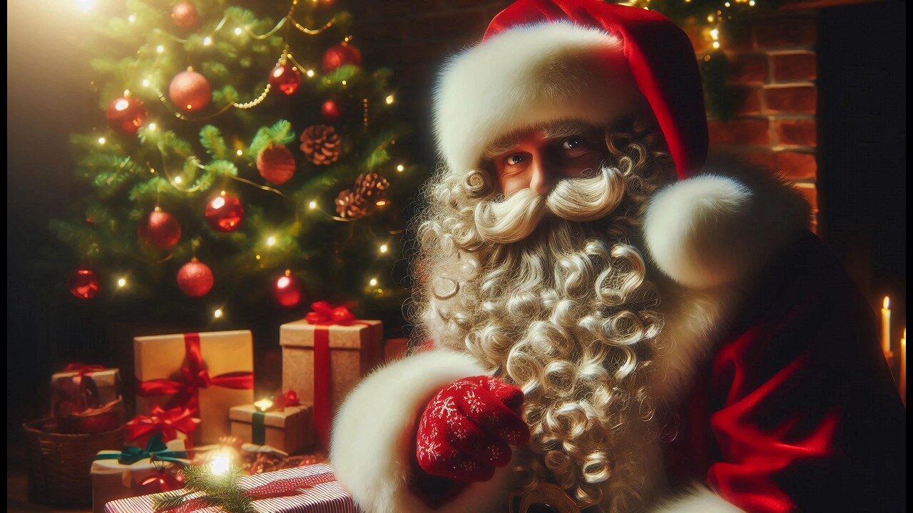 Jesus, Christmas Trees and Santa