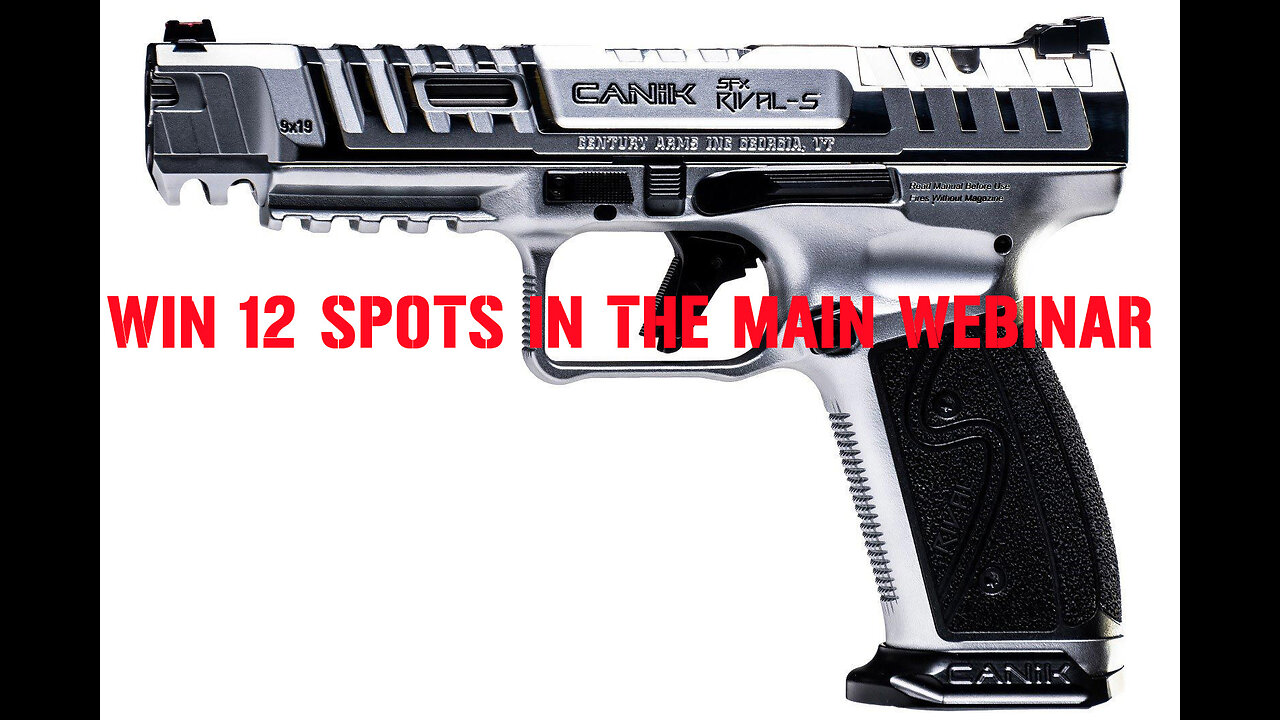 Canik SFX Rival-S 9mm MINI #3 FOR 12 SPOTS IN THE MAIN WEBINAR