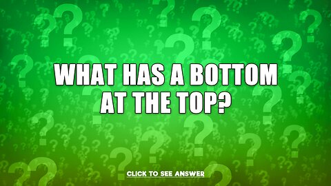 Do you know the answer to this riddle?