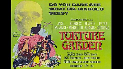 TORTURE GARDEN 1967 Anthology of 4 Tales Told at Dr Diablo's Carnival Sideshow FULL MOVIE HD & W/S