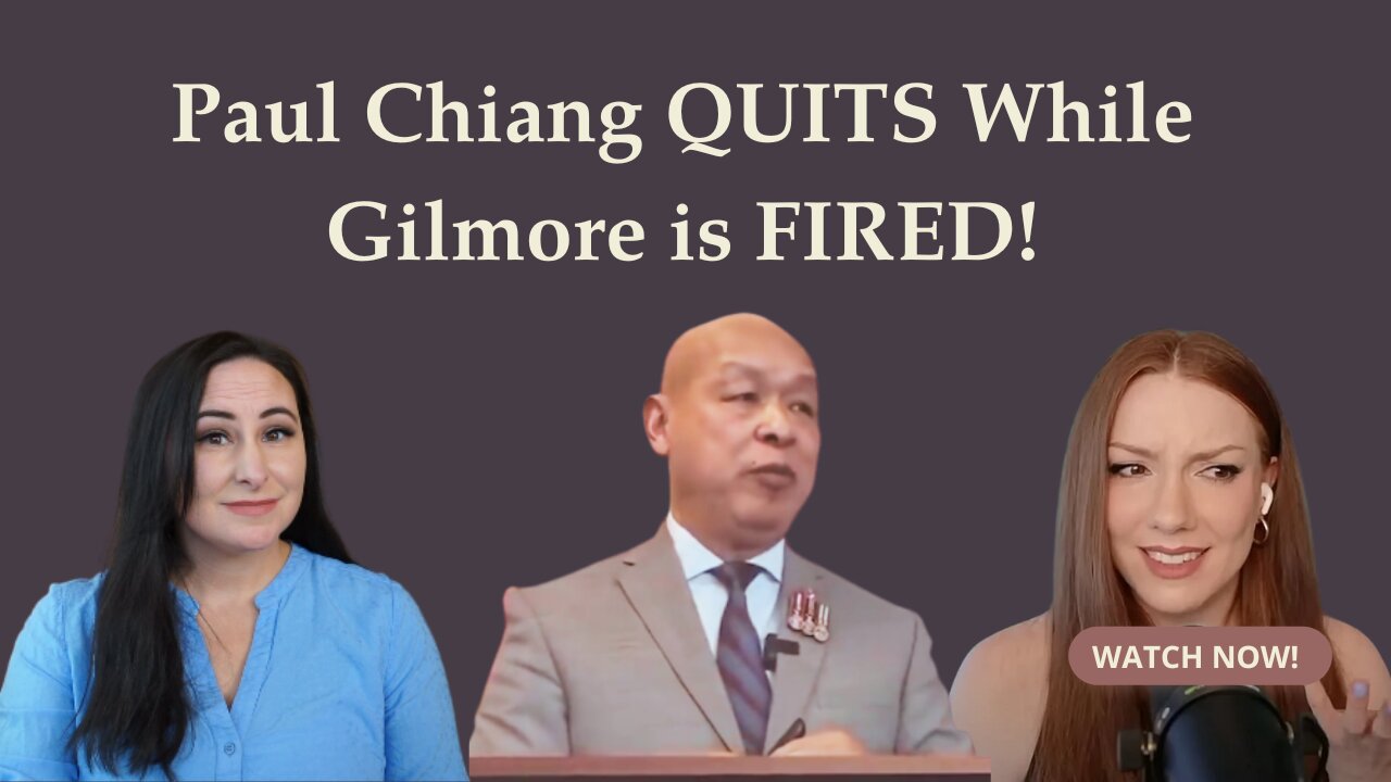 CHIANG's Exit and Potential Charges? GILMORE girl is FIRED and MUSK Baby Mama Tea