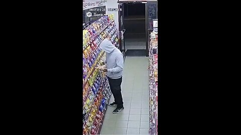 Monkey Steals From Shop