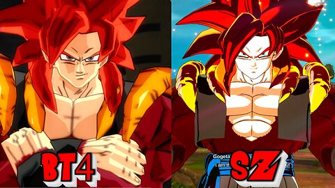 SSJ4 Gogeta - Dragon Ball Sparking Zero VS Budokai Tenkaichi 4