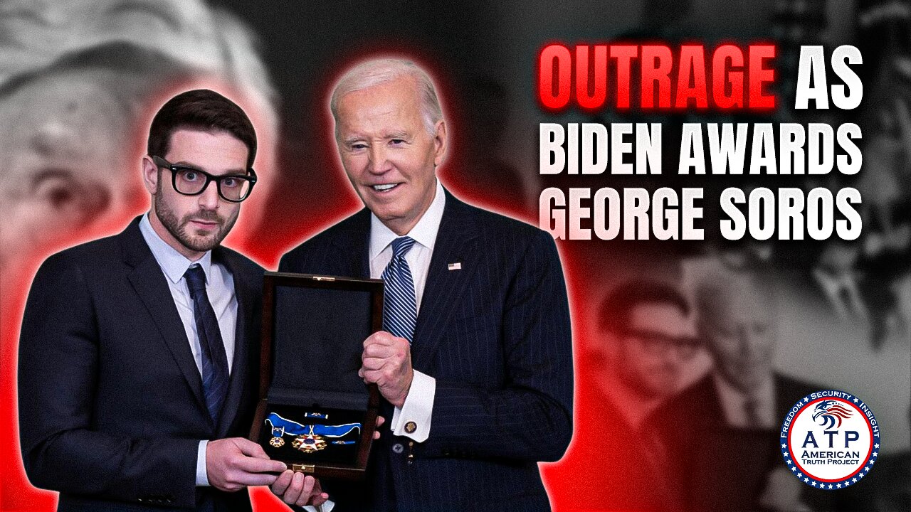 OUTRAGE AS JOE BIDEN GAVE NATION'S HIGHEST AWARD TO GEORGE SOROS DESPITE ANTI-AMERICAN RHETORIC