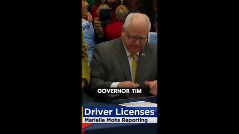 Governor Tim Walz signed the Driver's License for All bill into law.
