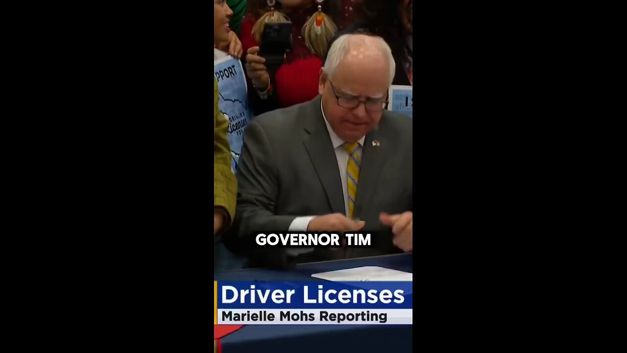 Governor Tim Walz signed the Driver's License for All bill into law.