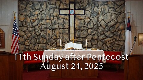 Rich toward God - Luke 12:13-21 - 11th Sunday after Pentecost - August 24, 2025