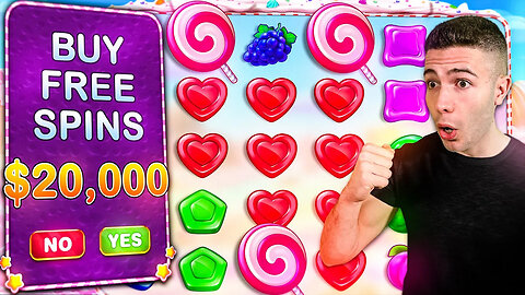 Huge $20,000 Sweet Bonanza Bonus Buys - $625 HIGH-ROLL SPINS