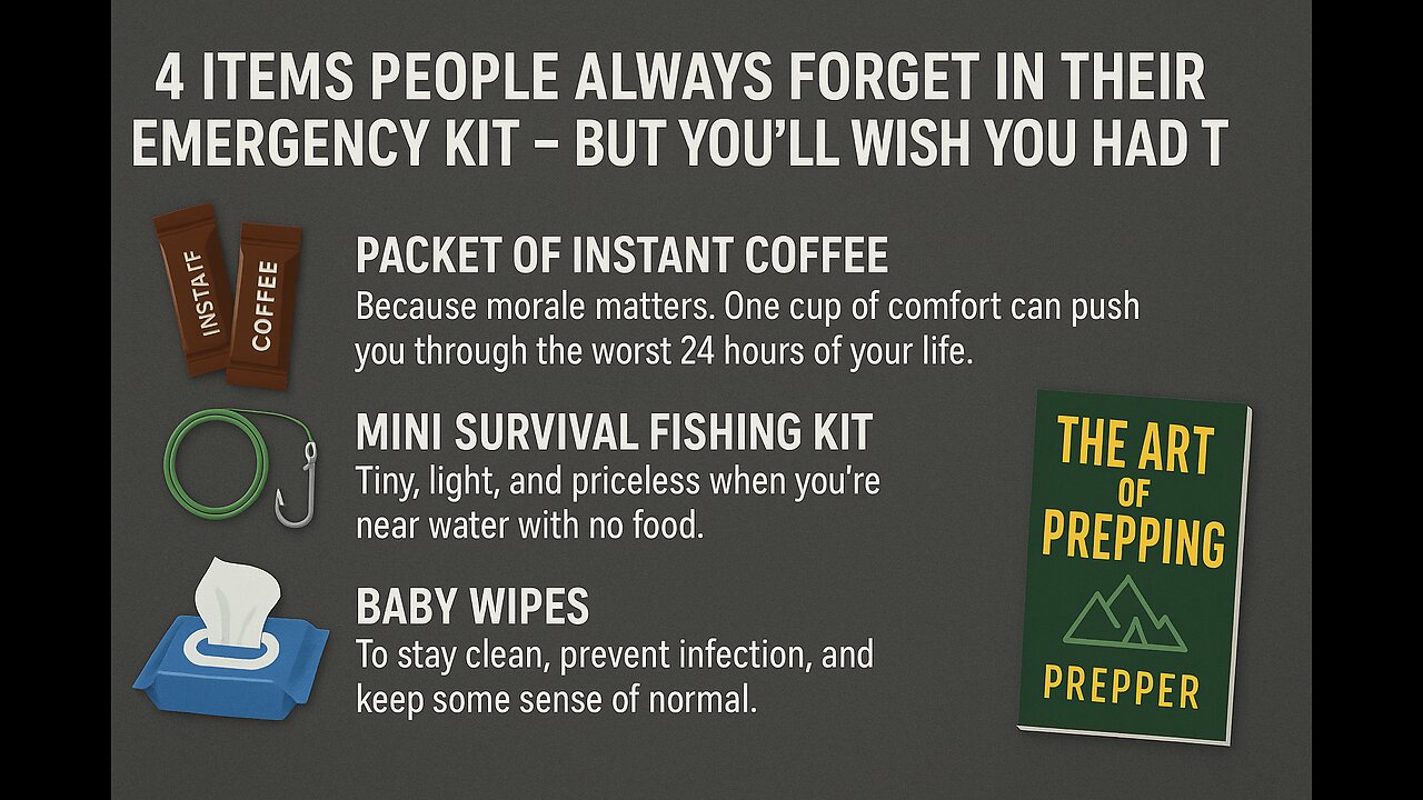 4 Forgotten Bug Out Bag Items
