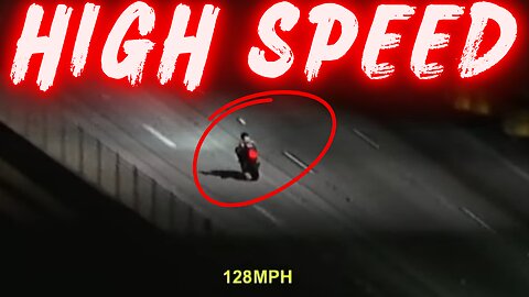 Live Police Chase. Motorcycle AGAIN. 100 MPH OBSESSION.
