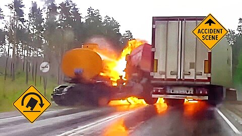 Trucks Gone WILD 002: Massive Rollovers, Crashes & Mayhem Caught On Camera!