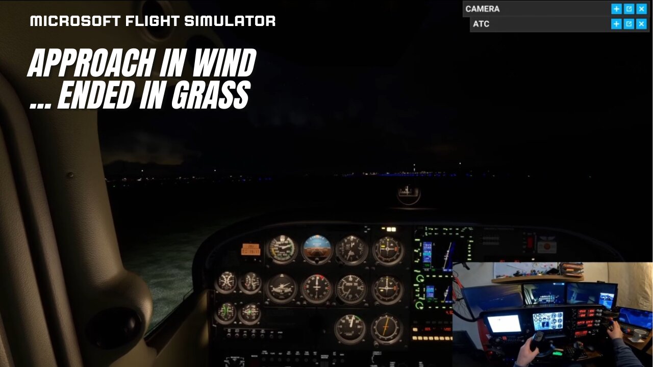 🌪️ Insane Crosswind Landing 💥 Blown Off Course in Slovakia | MSFS 2020 | Cessna 172 Battling Wind