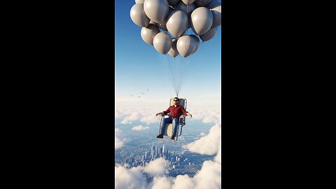Drifting to airspace by balloons