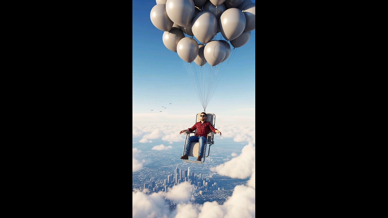 Drifting to airspace by balloons