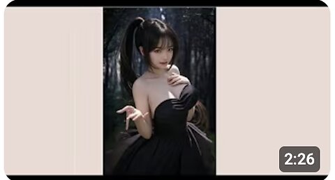 ガウンを着た黒アニメPfpガール壁紙 [J - pop Music]