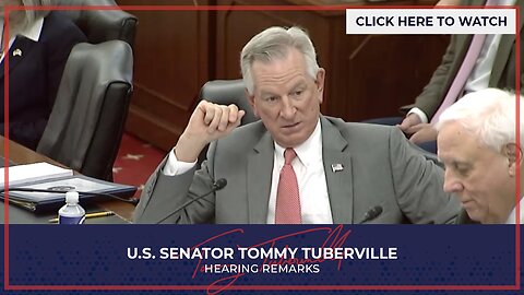 Senator Tuberville Speaks with Deputy Secretary of Agriculture, Stephen Vaden