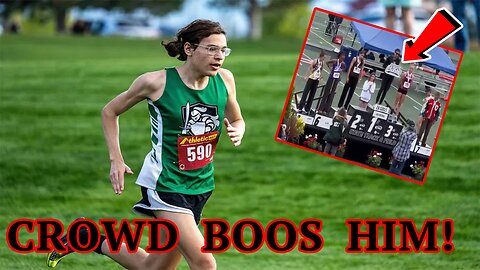 Crowd BOOS Transgender track athlete after STEALING Back 2 Back state titles in SHOCKING VIDEO!