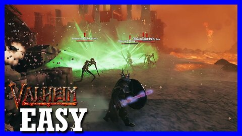 WARLOCKS came out to greet me (2nd fortress) — VALHEIM : easy (30)