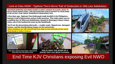 Look at Cebu NOW! - Typhoon Tino’s Horror Trail of Destruction in Villa Lara Subdivision