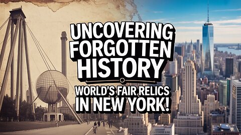 🌍 Lost Relics of the World's Fairs Discovered in a NYC Park!