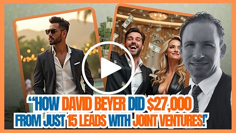 Joint Venture Examples | $27,000 from Just 15 Leads — Without Ads or Cold Calls