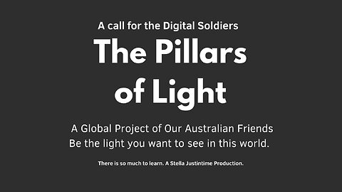 The Pillars of Light - A Global Initiative to bring some more light and thank the Alliance