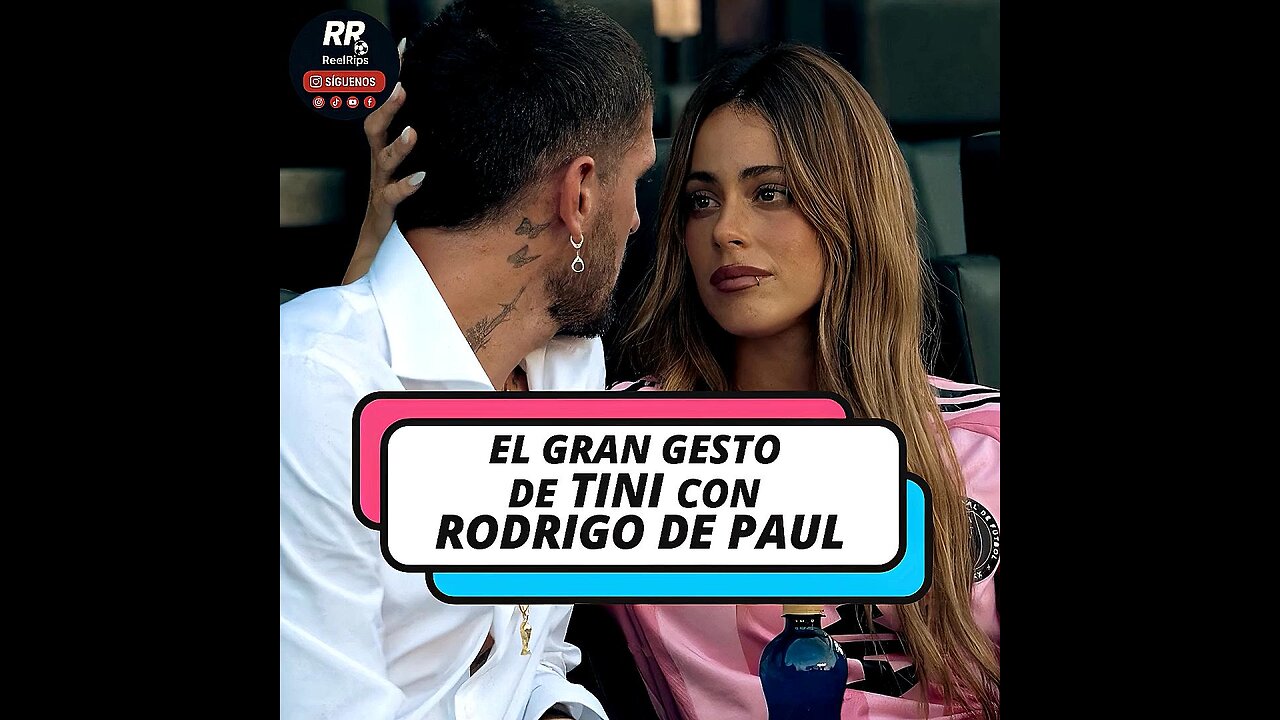 💖 EL GRAN GESTO DE TINI CON RODRIGO DE PAUL EN SU PRESENTACIÓN CON EL INTER DE MIAMI 👏