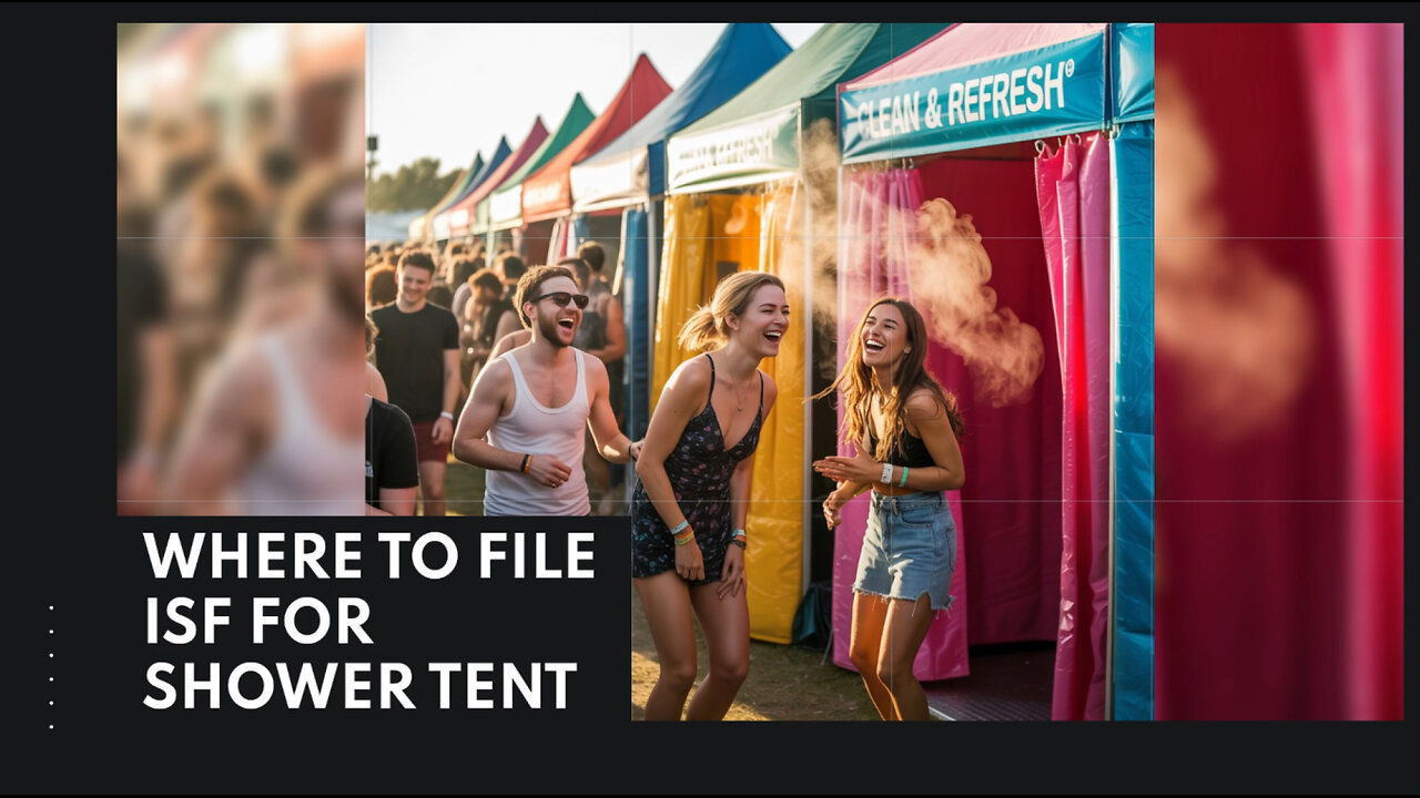 Where To File ISF For Shower Tent
