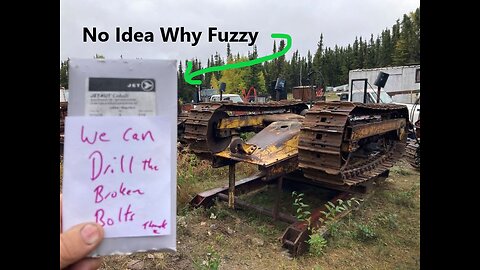 D6 Caterpillar Roller Less, Now the Broken Bolts Can Be Drilled Sept 22 2025