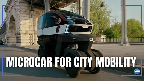 ÆMOTION: The Ultra-Narrow Tilting EV Designed for City Life