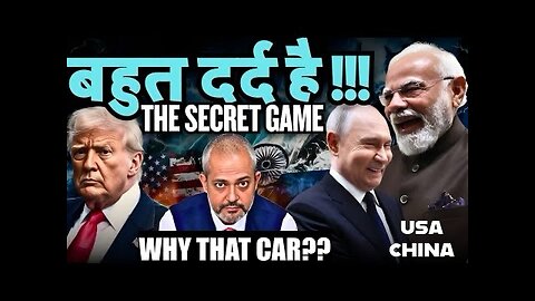 MODI RECEIVES PUTIN at AIRPORT, White Car?: The Hidden Message to USA, China & the World! Aadi