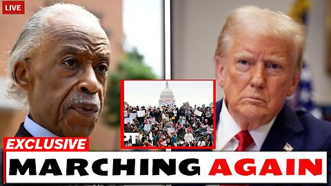 Live! Rev. Sharpton MARCHES on Wall Street | Trump News | I'm Back I Guess