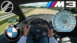 BMW M3 E46 | 343 PS | Top Speed Drive German Autobahn No Speed Limit POV