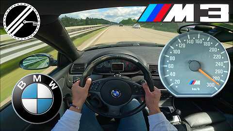 BMW M3 E46 | 343 PS | Top Speed Drive German Autobahn No Speed Limit POV