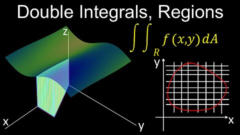 Double Integrals over General Regions, Area, Volume, Mean Value Theorem - Calculus 3