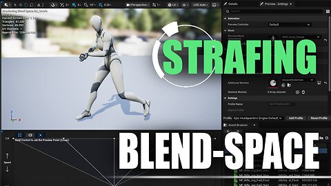 UE5: 4 Way Strafe (Blend-Space)