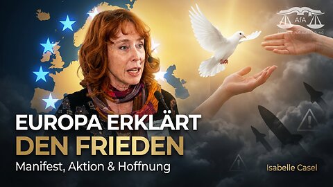 Europa erklärt den Frieden – Bürger gegen Krieg & nukleare Eskalation | Vortrag Isabelle Casel