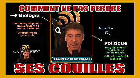 Comment ne pas "perdre ses couilles" ! Alexis Cossette_Radio Québec (Hd 1080)