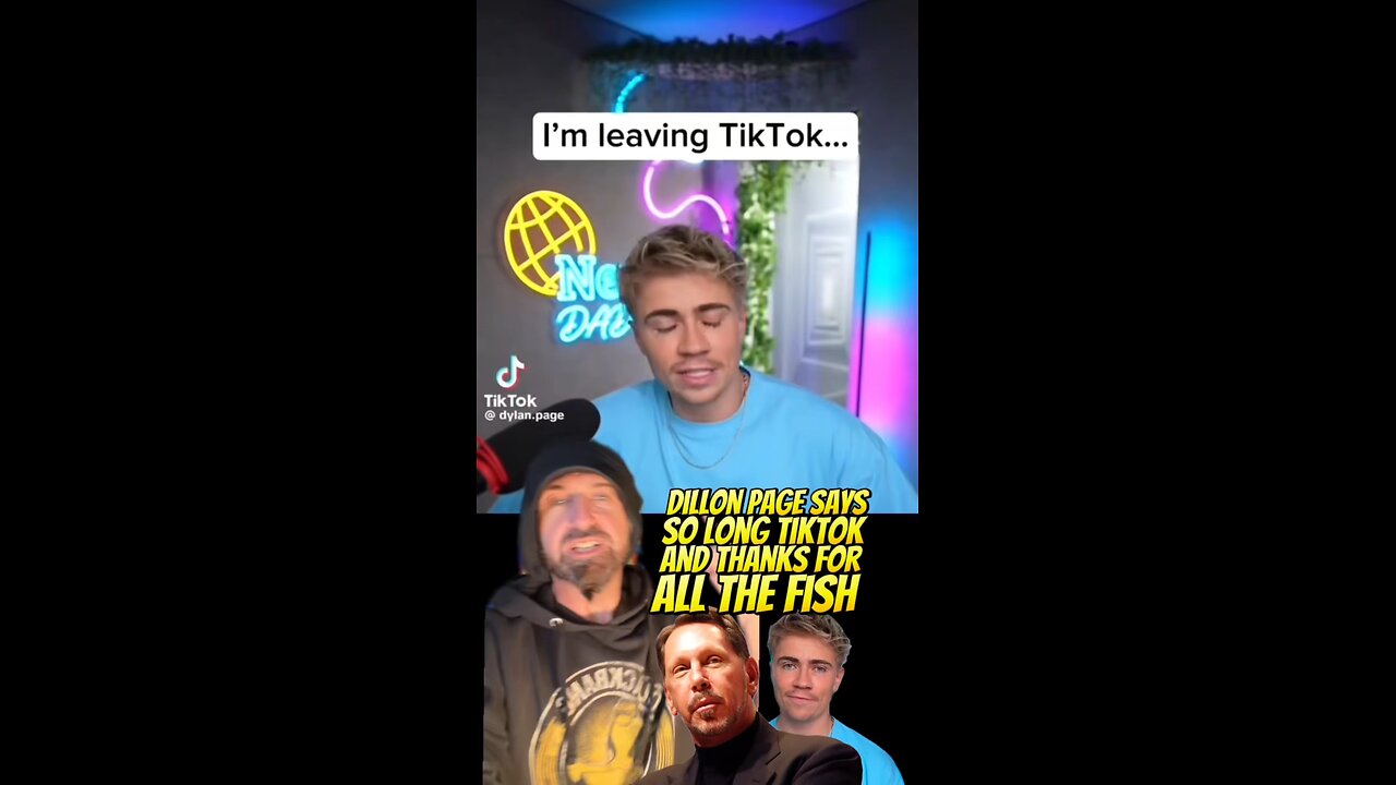 Dillon Page is Leaving TikTok with his 18 Million Followers Due to Overwhelming Censorship