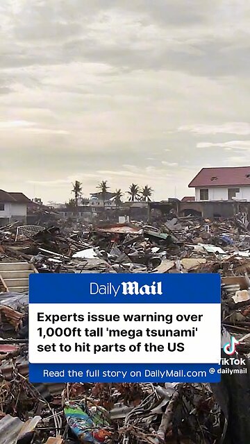Mega Tsunami to hit the U.S.