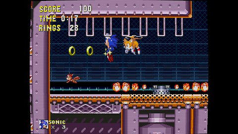 Sonic 3 and Knuckles (1994) Part 8 - Flying Battery Zone