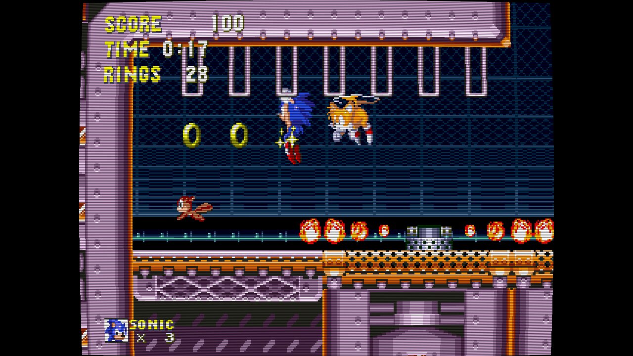 Sonic 3 and Knuckles (1994) Part 8 - Flying Battery Zone