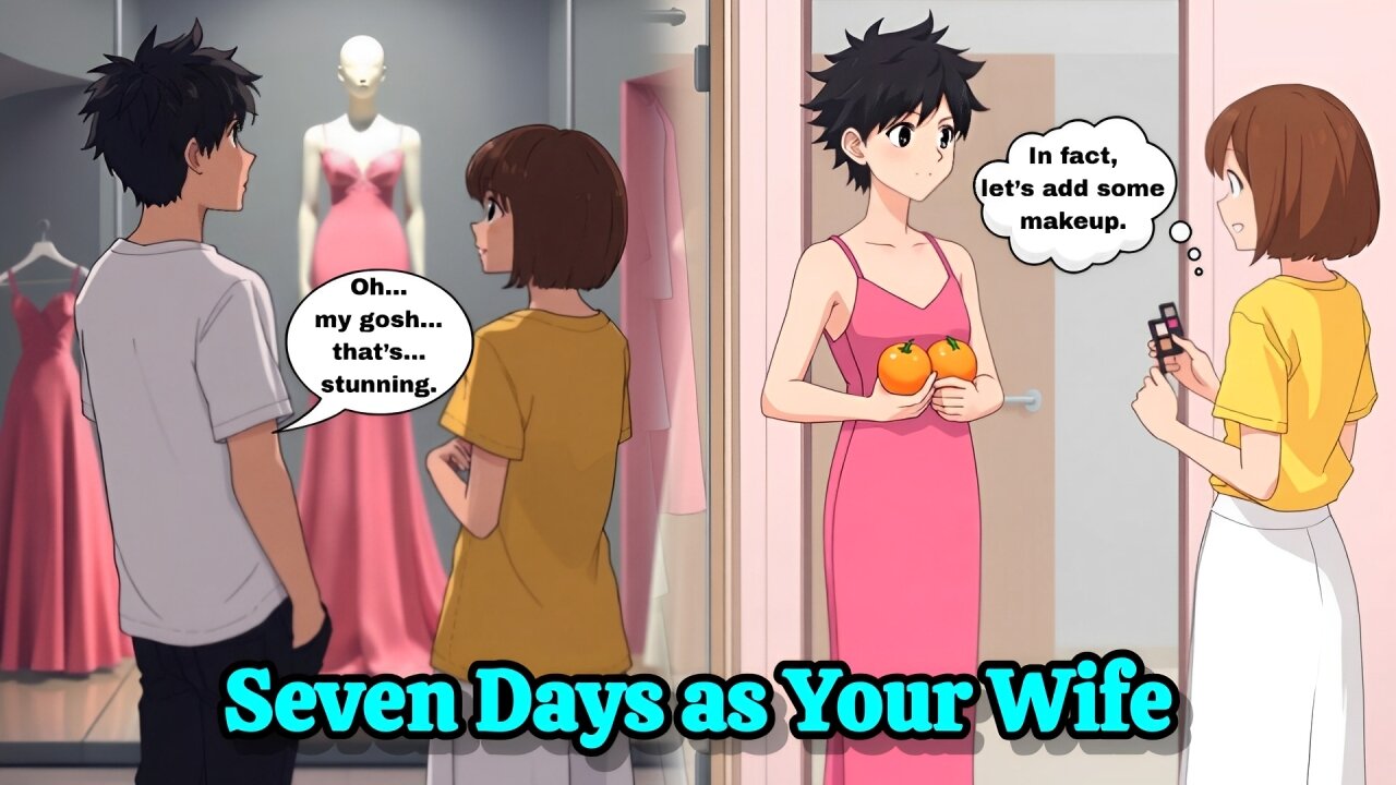 My Wife Made Me a Girl For 7 days | Tg Tf | Gender Bender | Tg Transformation | Mtf