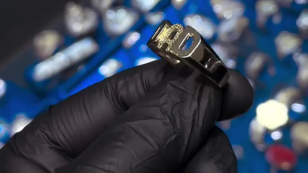 10K Yellow Gold DAD Men's Ring