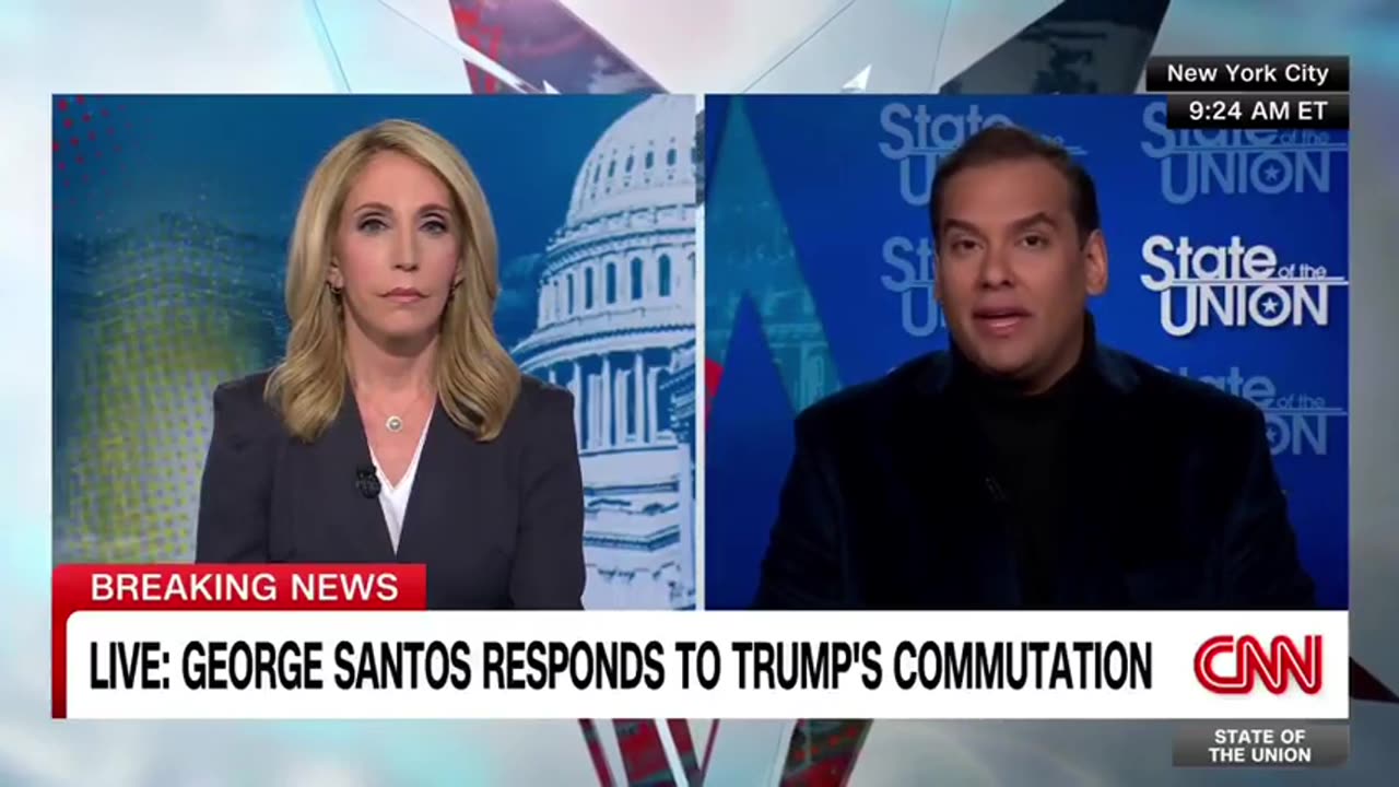 George Santos Brushes Off Critics Over Trump Pardon #breakingnews