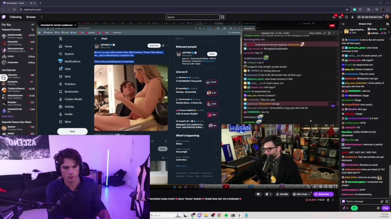 Clavicular Reacts to His Downfall; Twitter Cancel Mob