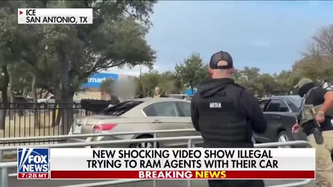 SHOCKING: Illegal Alien Tries To Ram ICE Agents With Their Car