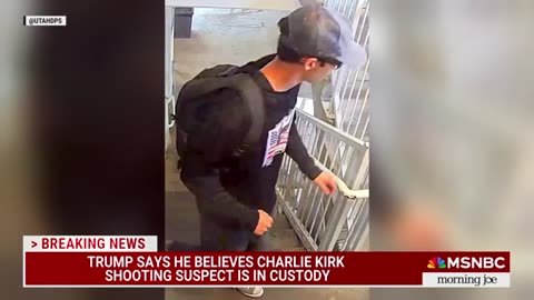 BREAKING Suspect in Charlie Kirks shooting is in state custody