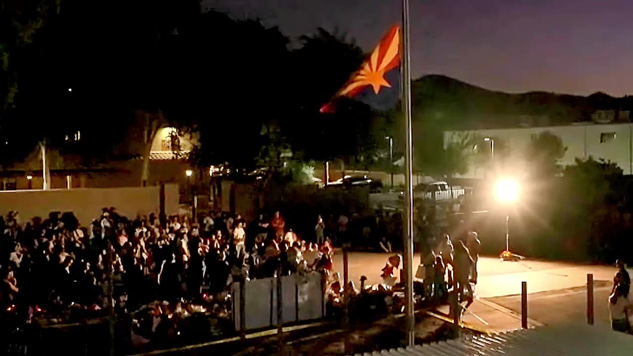 LIVE: Charlie Kirk Night Time Ceremony with TPUSA